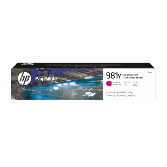 Cartouche HP 981Y magenta - PageWide très haut rendement HP d'origine (L0R14A)