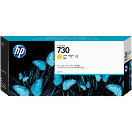 HP 730 JAUNE - CARTOUCHE D'ENCRE HP D'ORIGINE (P2V70A) - Cartouches - Rightech - le bon choix