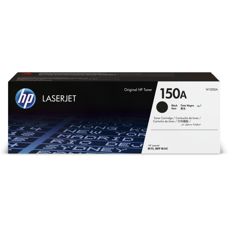 Toner HP 151A noir - HP LaserJet d'origine (W1510A)
