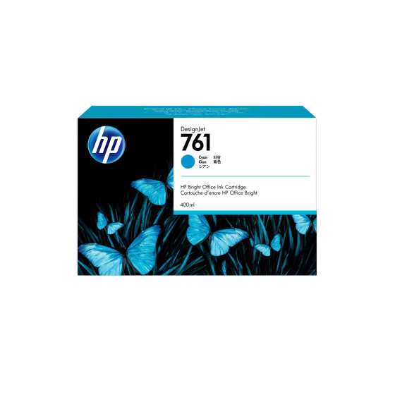 Cartouche d'encre HP 761 cyan - HP d'origine (CM994A)