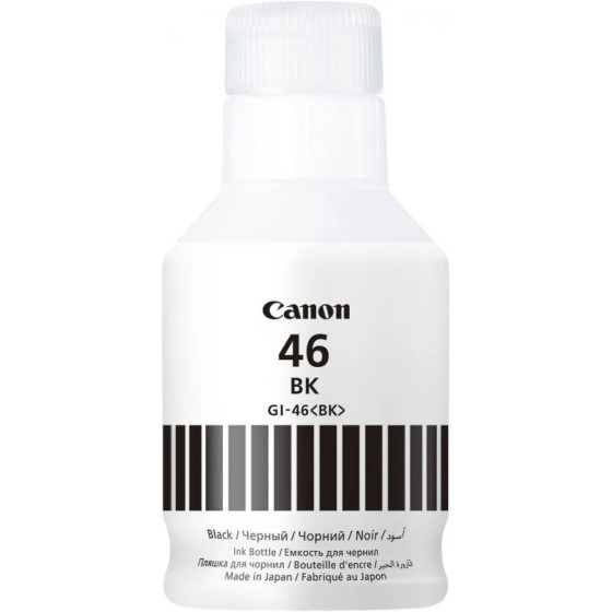 Bouteille d'encre Canon GI-46PGBK noir - Canon d'origine