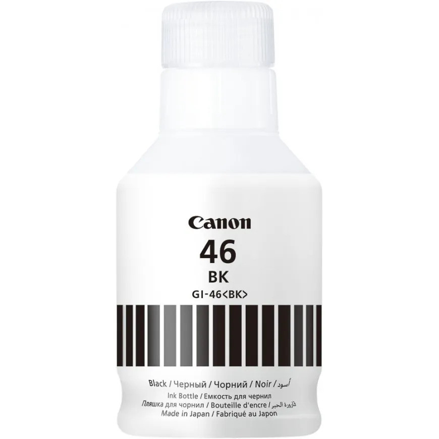 Bouteille d'encre Canon GI-46PGBK noir - Canon d'origine