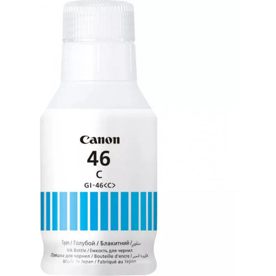 Bouteille d'encre Canon GI-46C cyan - Canon d'origine (4427C001AA)
