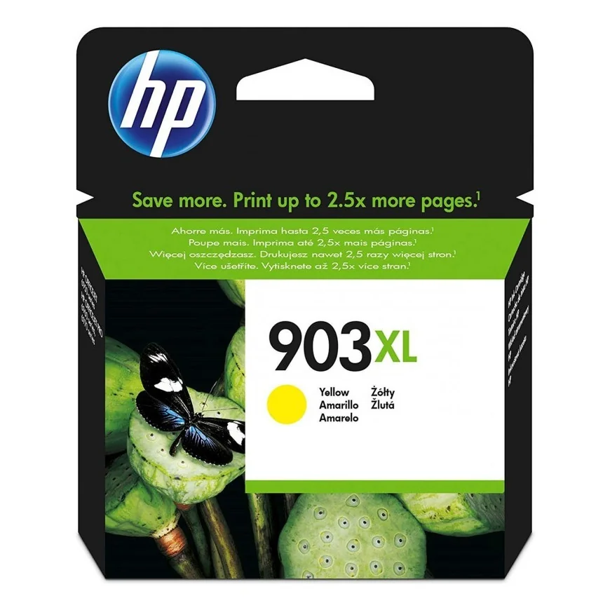 HP 903XL JAUNE - CARTOUCHE D'ENCRE GRANDE CAPACITÉ HP D'ORIGINE (T6M11AE)