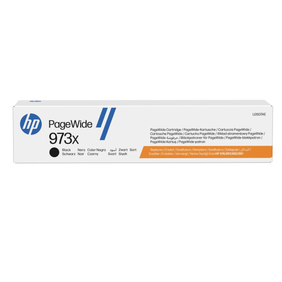 Cartouche HP 973X noir - PageWide grande capacité HP d'origine (L0S07AE)