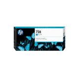 Cartouche d'encre HP 728 cyan 300 ml - HP d'origine (F9K17A)