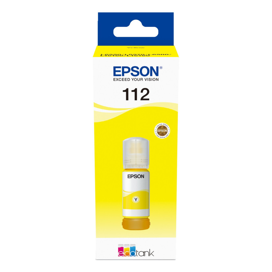 Bouteille d'encre Epson 112 jaune - Epson EcoTank d'origine