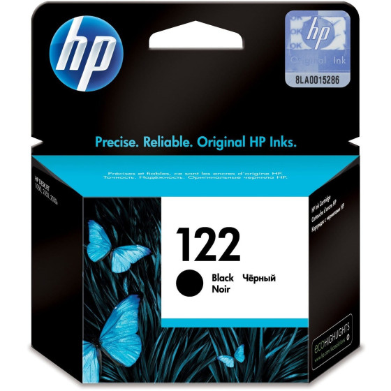 Cartouche d'encre HP 122 noir - HP d'origine (CH561HE)