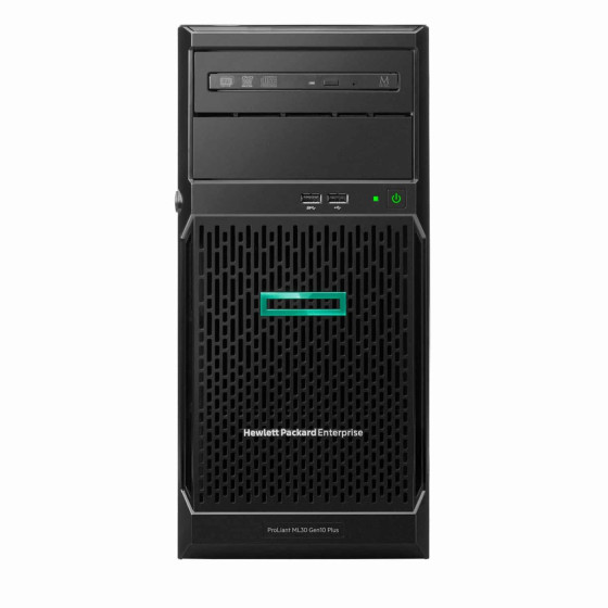 Serveur HPE ProLiant ML30 GEN10 Plus E-2124 2.8 GHZ, 4 cœurs monoprocesseur 16 go-u, 4 disques, alimentation 350 W (P44718-421)