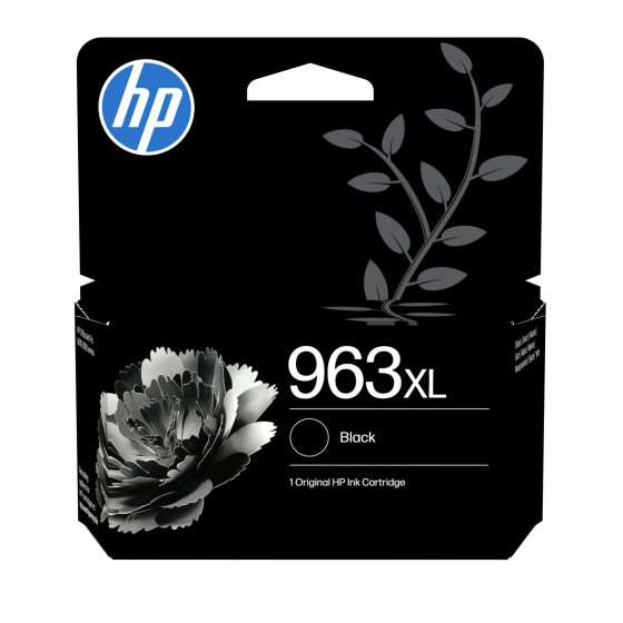 Cartouche d'encre HP 963XL noir - grande capacité HP d'origine (3JA30AE)