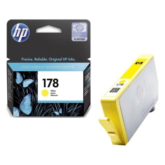 Cartouche d'encre HP 178 jaune - HP d'origine (CB320HE)