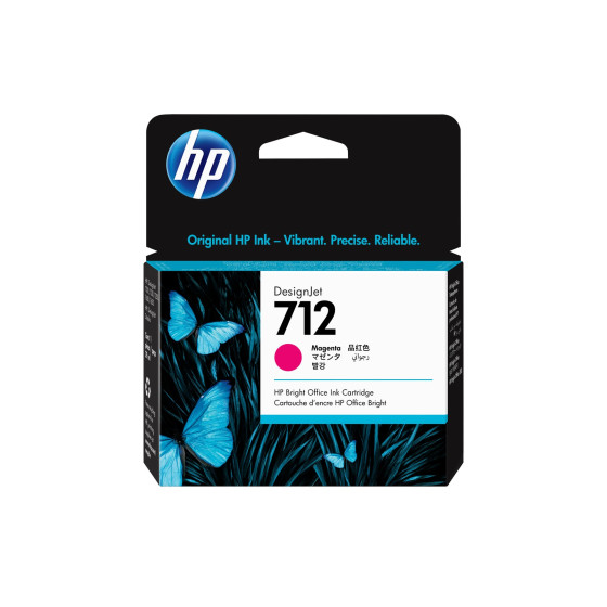 Cartouche d'encre HP 712 magenta - HP d'origine (3ED68A)