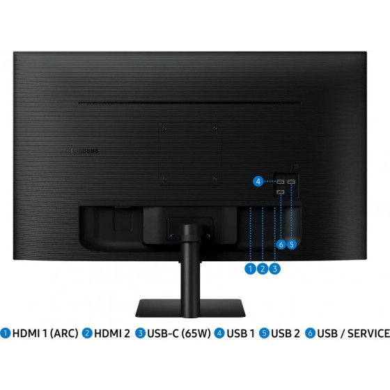 Écran 32" 4K Samsung M7 plat Smart - format 16:9 - (LS32BM700UMXZN)