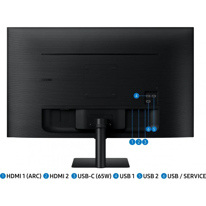 Écran 32" 4K Samsung M7 plat Smart - format 16:9 - (LS32BM700UMXZN)