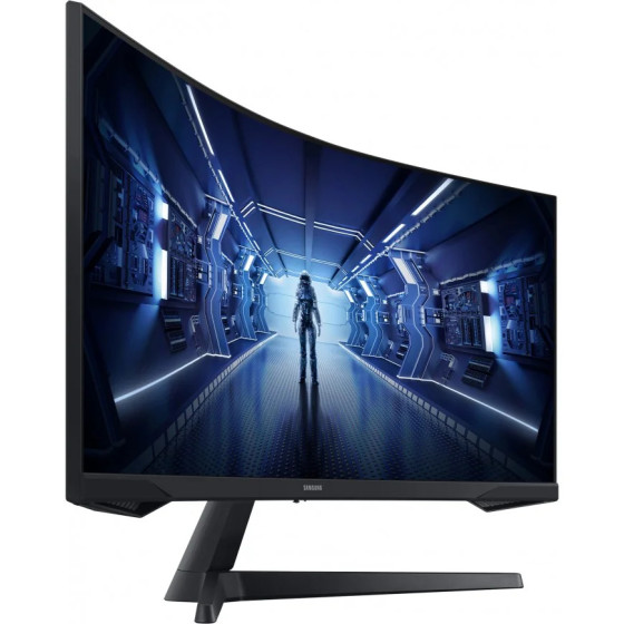 Écran incurvé Samsung Odyssey G5 34 " Ultra WQHD G5 165 HZ - courbure 1000R - temps réponse 1MS (LC34G55TWWMXZN)