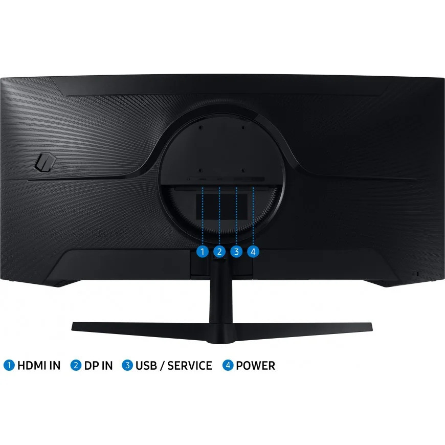 Écran incurvé Samsung Odyssey G5 34 " Ultra WQHD G5 165 HZ - courbure 1000R - temps réponse 1MS (LC34G55TWWMXZN)