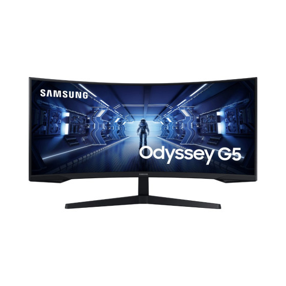 Écran incurvé Samsung Odyssey G5 34 " Ultra WQHD G5 165 HZ - courbure 1000R - temps réponse 1MS (LC34G55TWWMXZN)