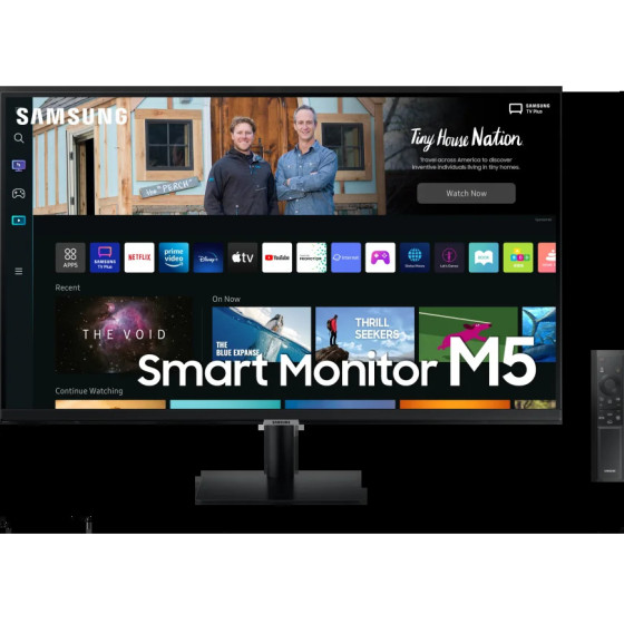 Écran plat 27" Samsung M5 avec expérience Smart TV (LS27BM500EMXZN)