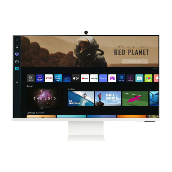 Écran 32" UHD Samsung M8 avec expérience Smart TV et design fin emblématique (LS32BM801UMXZN)