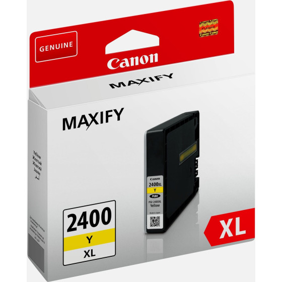 Cartouche d'encre Canon PGI-2400XL Y jaune - grande capacité Canon d'origine (9276B001AA)