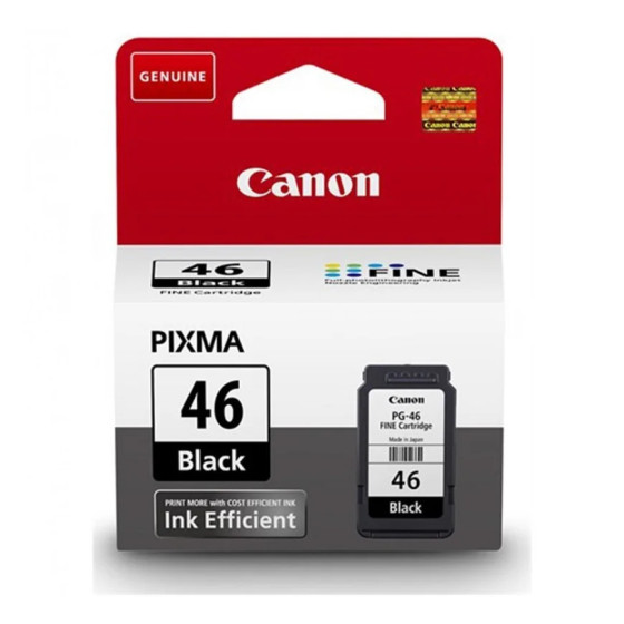 Cartouche d'encre Canon PG-46 noir - Canon d'origine (9059B001AA)
