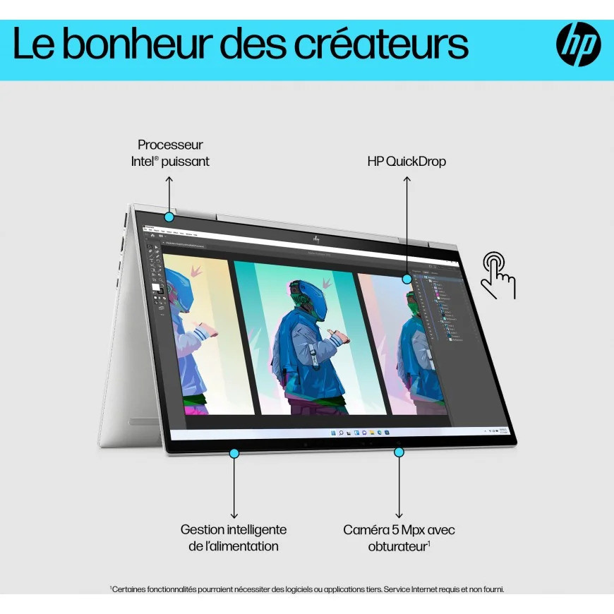 PC portable convertible HP Envy X360 15-EW0002NK (6D6Y1EA)