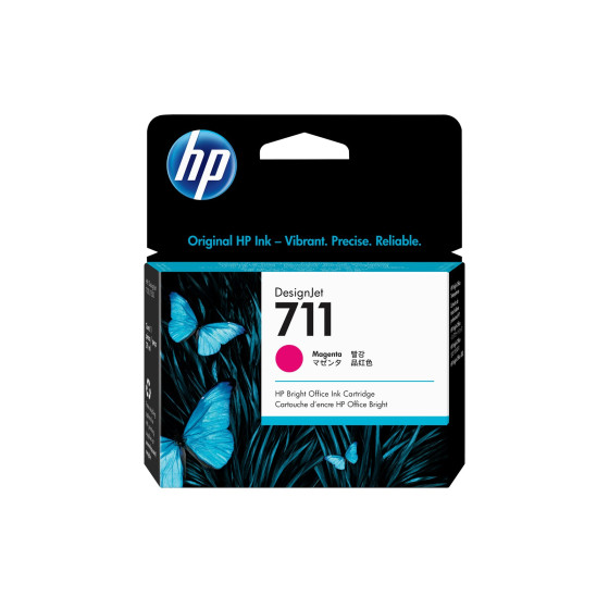 Cartouche d'encre HP 711 magenta - HP d'origine (CZ131A)