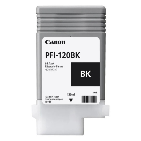 Cartouche d'encre Canon PFI-120 noir - Canon d'origine (2885C001AA)