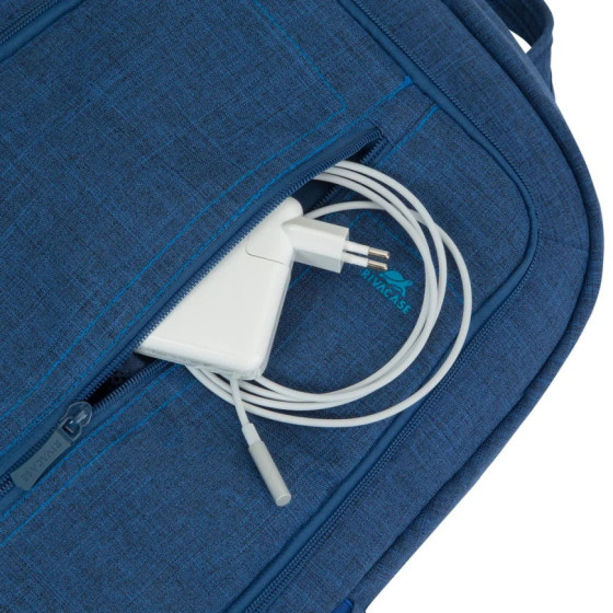 Sac à DOS bleu en toile pour ordinateurs portables 15.6" (7560BLUE)