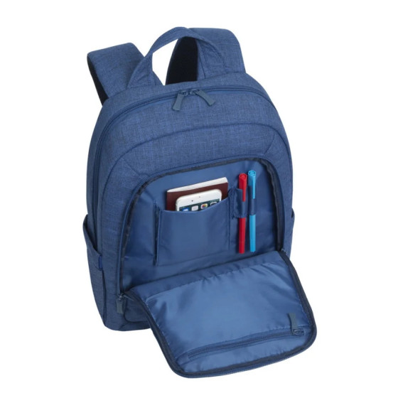 Sac à DOS bleu en toile pour ordinateurs portables 15.6" (7560BLUE)