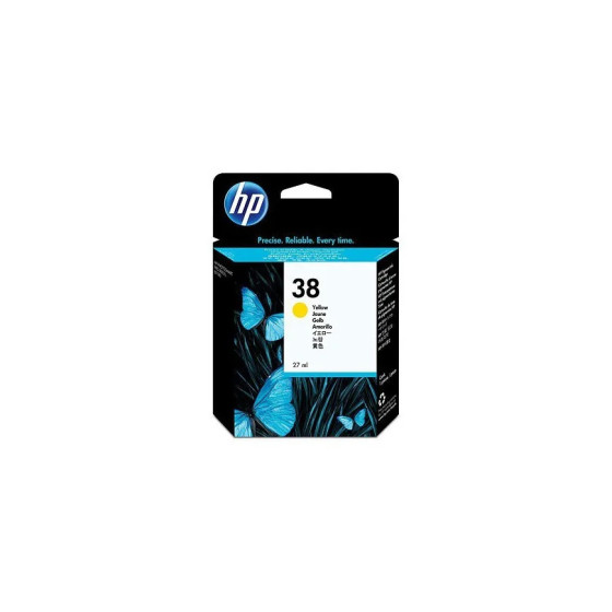 Cartouche d'encre HP 38 jaune - HP d'origine (C9417A)