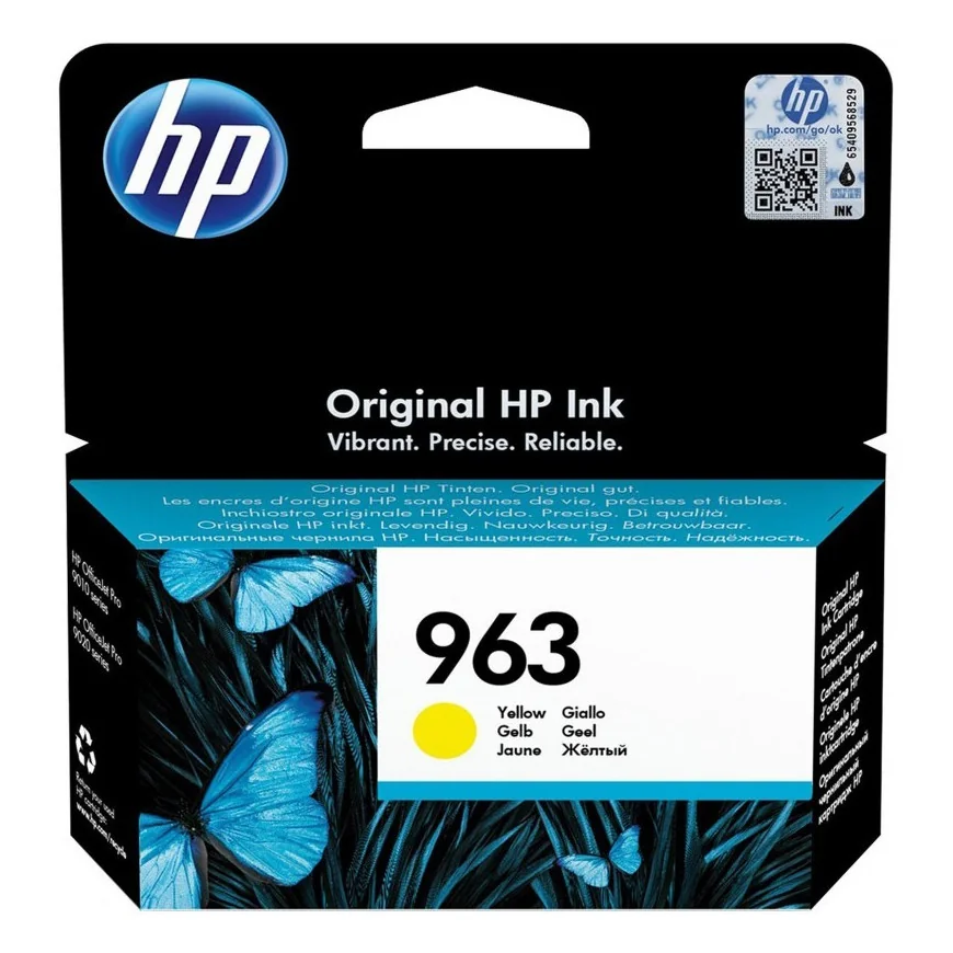 HP 963 JAUNE - CARTOUCHE D'ENCRE HP (3JA25AE)