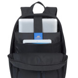 Sac à DOS noir en toile pour ordinateurs portables 15.6" (7560BLACK)
