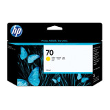 Cartouche d'encre HP 70 jaune - HP d'origine (C9454A)