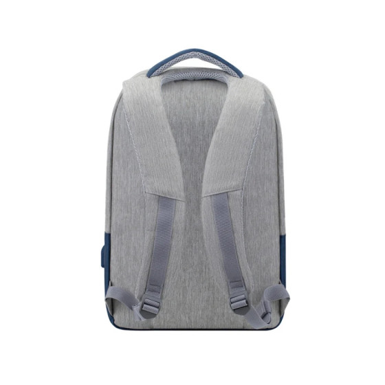 Sac à DOS Rivacase prater 7562 gris/bleu foncé anti-vol pour ordinateurs portables 15,6" (7562)