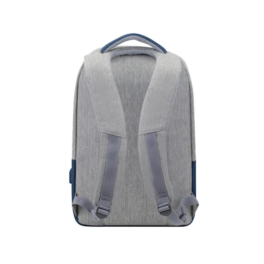 Sac à DOS Rivacase prater 7562 gris/bleu foncé anti-vol pour ordinateurs portables 15,6" (7562)