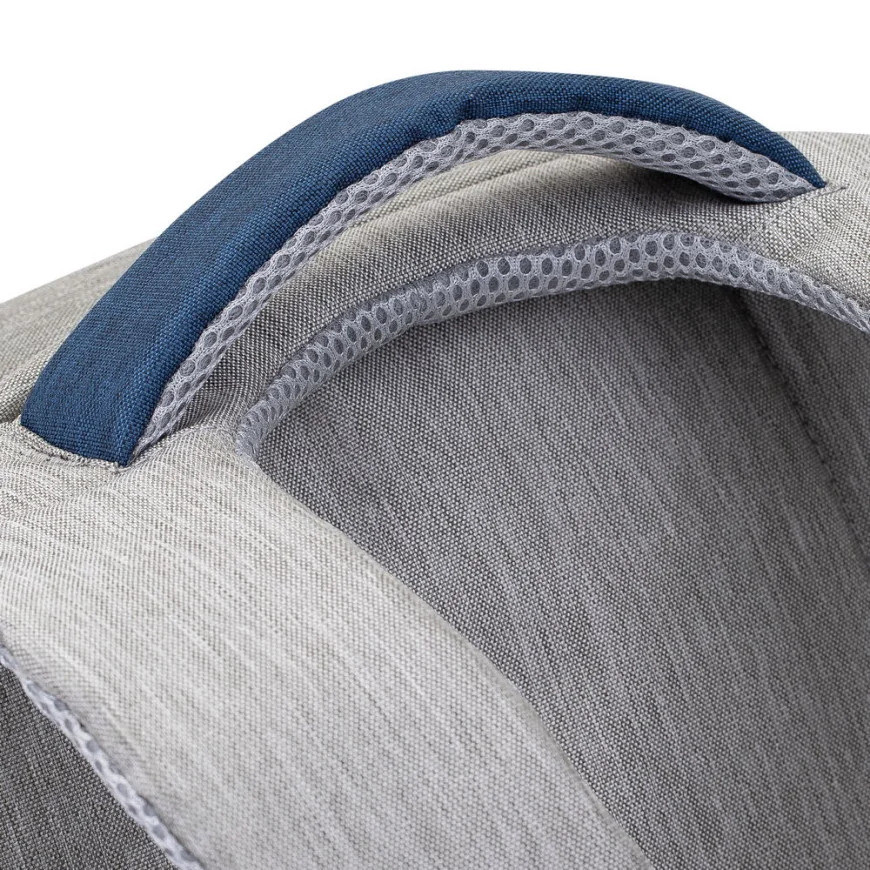 Sac à DOS Rivacase prater 7562 gris/bleu foncé anti-vol pour ordinateurs portables 15,6" (7562)