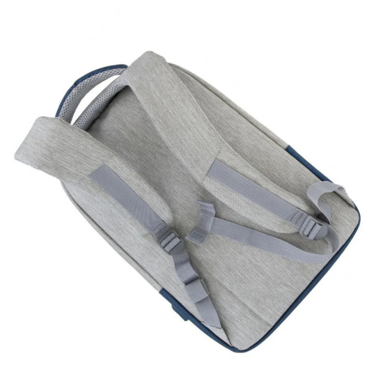 Sac à DOS Rivacase prater 7562 gris/bleu foncé anti-vol pour ordinateurs portables 15,6" (7562)