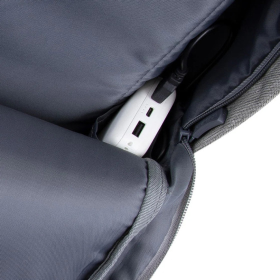 Sac à DOS Rivacase prater 7562 gris/bleu foncé anti-vol pour ordinateurs portables 15,6" (7562)