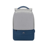 Sac à DOS Rivacase prater 7562 gris/bleu foncé anti-vol pour ordinateurs portables 15,6" (7562)