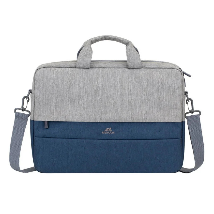 Sacoche Rivacase prater 7532 gris/bleu foncé pour ordinateurs portables 15,6" (7532)