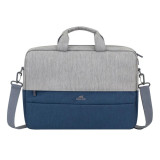 Sacoche Rivacase prater 7532 gris/bleu foncé pour ordinateurs portables 15,6" (7532)