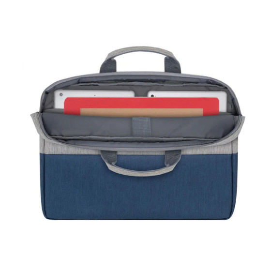 Sacoche Rivacase prater 7532 gris/bleu foncé pour ordinateurs portables 15,6" (7532)