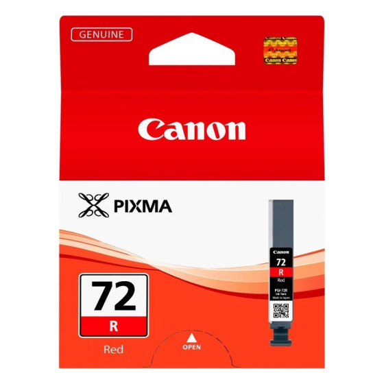 Cartouche d'encre Canon PGI-72R rouge - Canon d'origine (6410B001AA)
