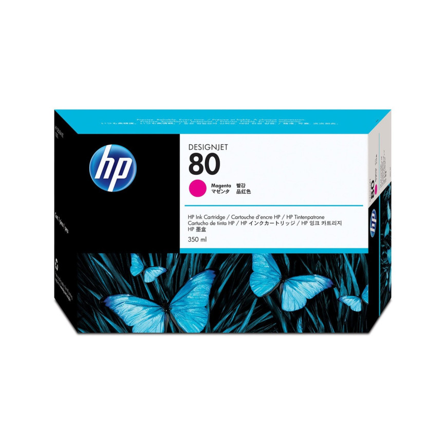 Cartouche d'encre HP 80 magenta - HP d'origine (C4847A)