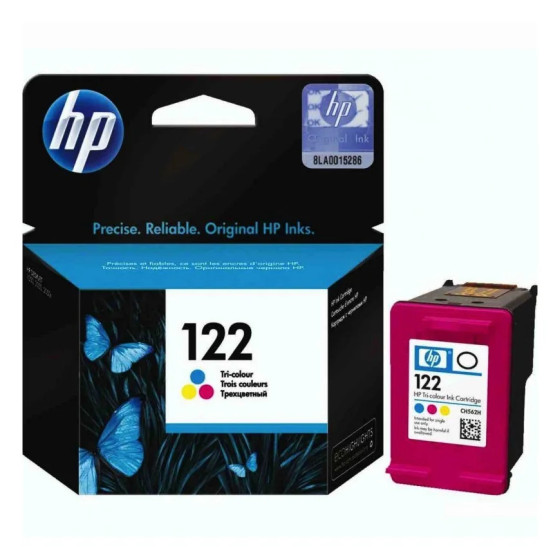 Cartouche d'encre HP 122 trois couleurs - HP d'origine (CH562HE)