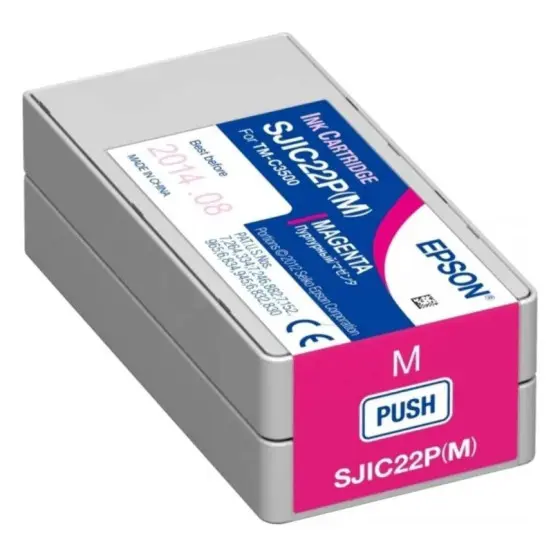 Cartouche d'encre Epson SJIC22P magenta - Epson d'origine (C33S020603)