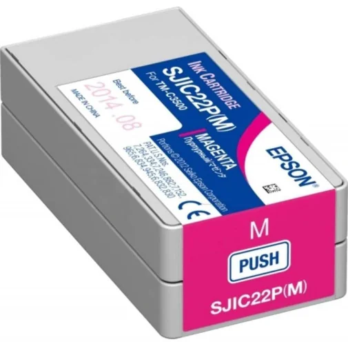 EPSON SJIC22P MAGENTA - CARTOUCHE D'ENCRE EPSON D'ORIGINE (C33S020603) - Cartouches - Rightech - le bon choix