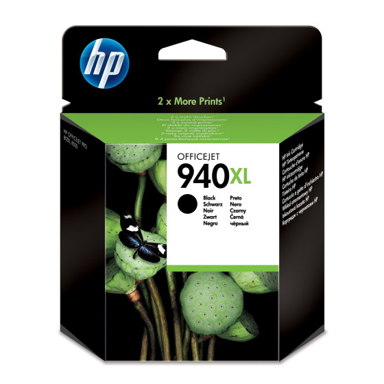 Cartouche d'encre HP 940XL noir - grande capacité HP d'origine (C4906AE)