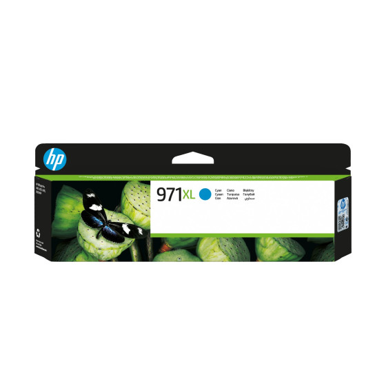 Cartouche d'encre HP 971XL cyan - HP d'origine (CN626AE)